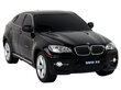 Bmw X6 kauko-ohjattava auto, 1:24, musta hinta ja tiedot | Poikien lelut | hobbyhall.fi