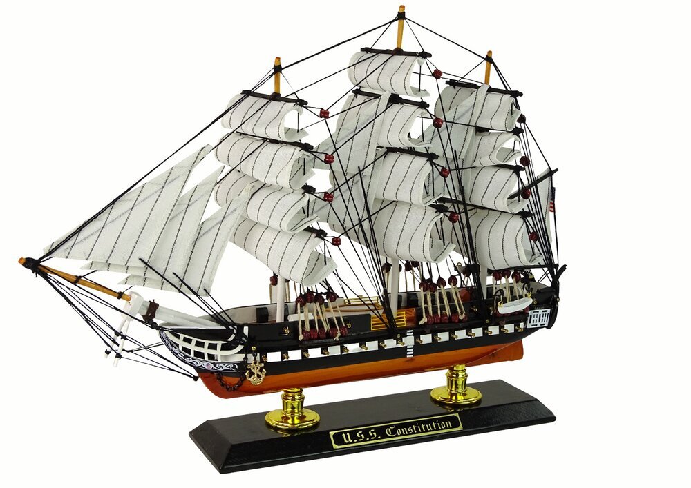 Laivan malli U.S.S. Constitution hinta ja tiedot | Poikien lelut | hobbyhall.fi