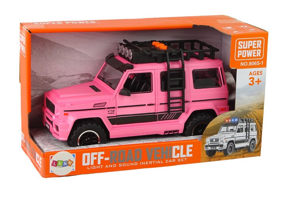 Toy SUV, 1:14, vaaleanpunainen hinta ja tiedot | Poikien lelut | hobbyhall.fi