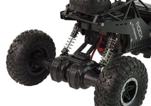 Rover kauko-ohjattava auto, 1:16, musta hinta ja tiedot | Lean Toys Lelut | hobbyhall.fi