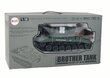 Leopard kauko-ohjattava panssarivaunu, 1:18, harmaa hinta ja tiedot | Poikien lelut | hobbyhall.fi