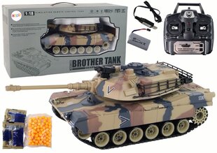 M1A2 kauko-ohjattava tankki, 1:18 hinta ja tiedot | Poikien lelut | hobbyhall.fi