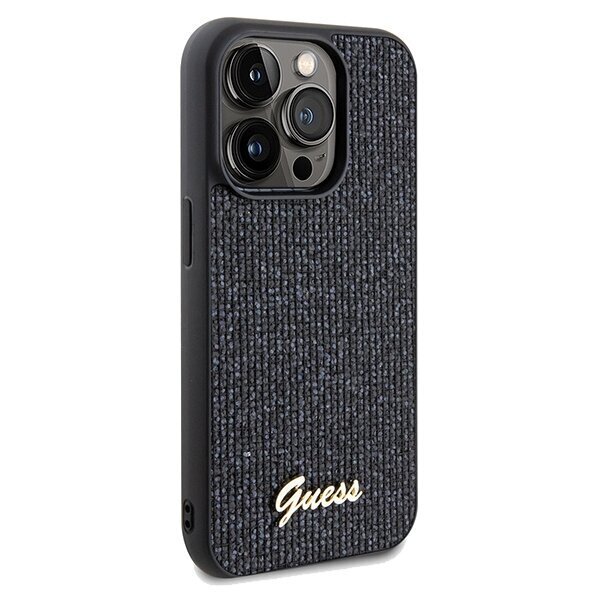 Guess Disco Metal Script - iPhone 14 Pro Max 6.7" hinta ja tiedot | Puhelimen kuoret ja kotelot | hobbyhall.fi