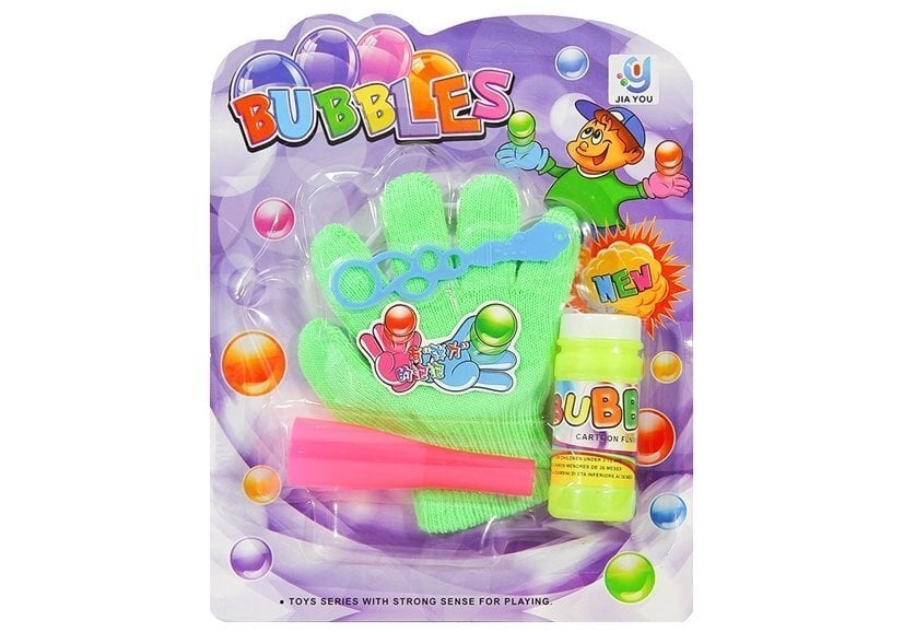 Magic Soap Bubbles Set ja hanska hinta ja tiedot | Hiekkalelut ja rantalelut | hobbyhall.fi