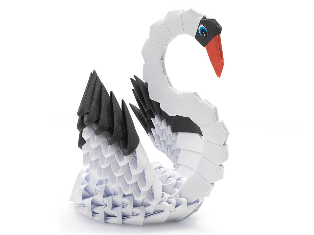 Luova setti - Origami 3D-joutsen hinta ja tiedot | Kehittävät lelut | hobbyhall.fi