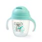 Kuppi pillillä Babyono 1464/03, vihreä, 6kk+, 240 ml hinta ja tiedot | Tuttipullot ja tarvikkeet | hobbyhall.fi