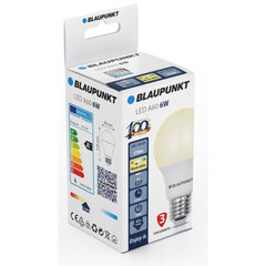 Blaupunkt LED-lamppu E27 6W, lämmin valkoinen hinta ja tiedot | Lamput | hobbyhall.fi