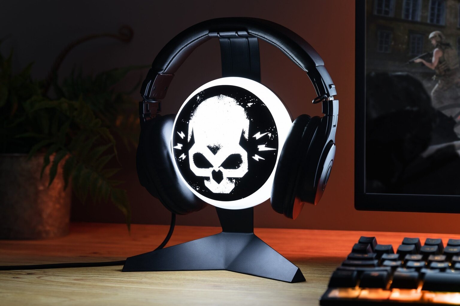 Stovas ausinėms Call of Duty Warzone Skull hinta ja tiedot | Pelikonsolitarvikkeet | hobbyhall.fi