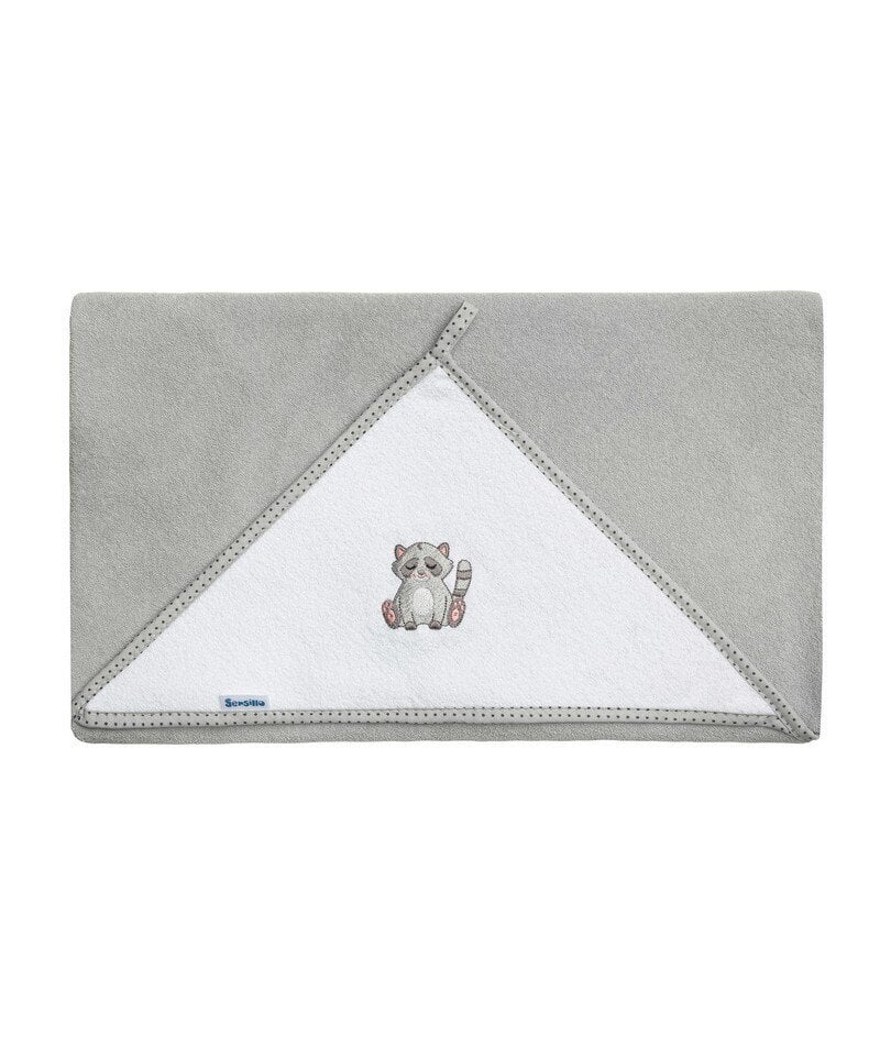 Froteepyyhe Sensillo Raccoon Grey, 100x100 cm hinta ja tiedot | Kylpyvälineet | hobbyhall.fi