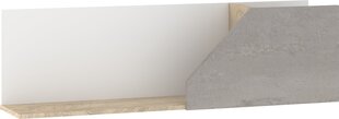 Seinähylly Meblocross Pax-24, ruskea/valkoinen/harmaa hinta ja tiedot | Hyllyt | hobbyhall.fi