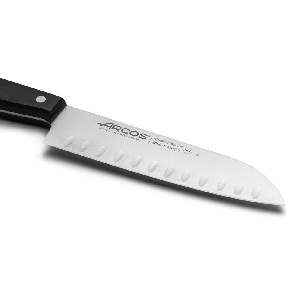 Santoku-veitsi Arcos, 170/290 mm, martensiittinen teräs hinta ja tiedot | Veitset ja tarvikkeet | hobbyhall.fi