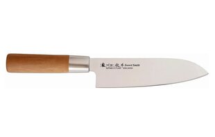 Veitsi Satake Noushu Masamuke Saku Chrome Santoku, 17 cm hinta ja tiedot | Veitset ja tarvikkeet | hobbyhall.fi