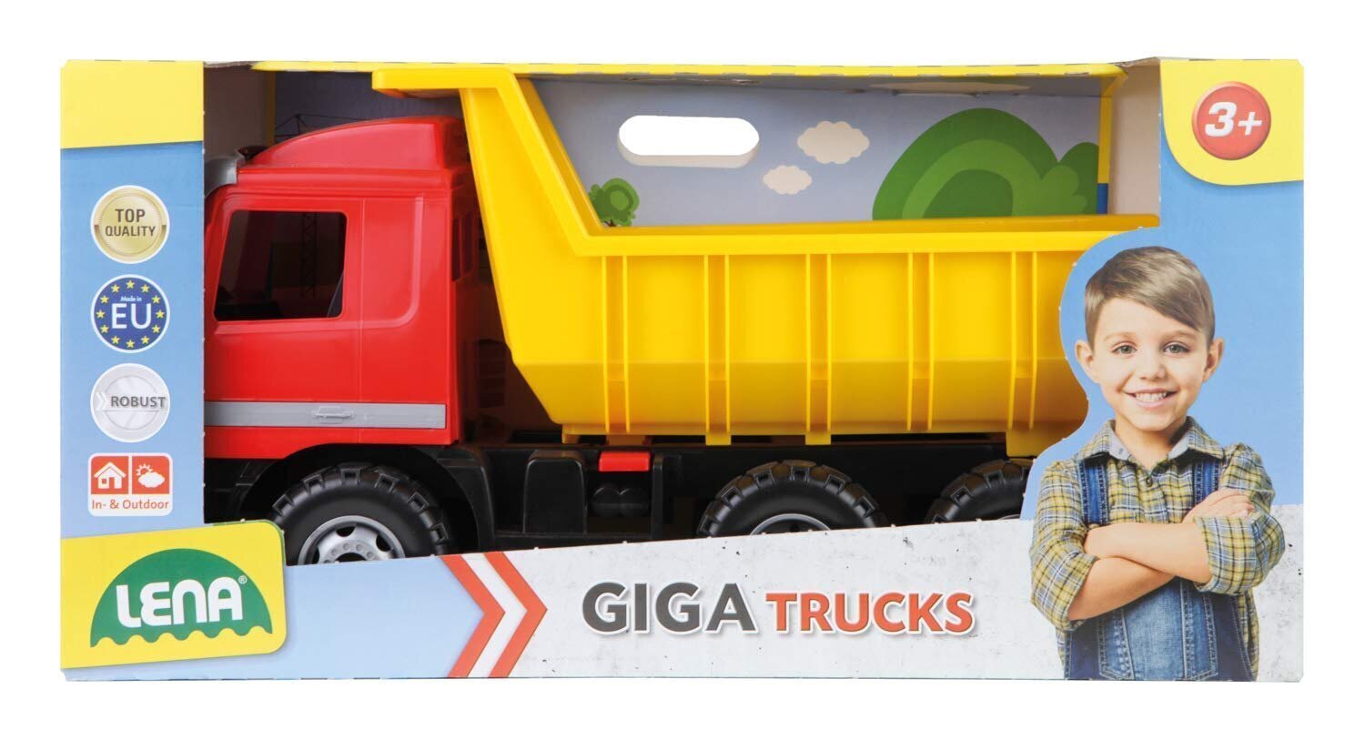 Lena Mercedes Actros -kippiauto, 62 cm hinta ja tiedot | Poikien lelut | hobbyhall.fi