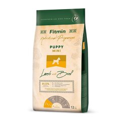 Fitmin Dog Nutritional Programme Mini Puppy pienten rotujen pennuille, lampaan- ja naudanlihaa, 12 kg hinta ja tiedot | Koiran kuivaruoka | hobbyhall.fi