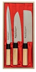 Veitsisarja Satake Cutlery, 3 kpl hinta ja tiedot | Veitset ja tarvikkeet | hobbyhall.fi