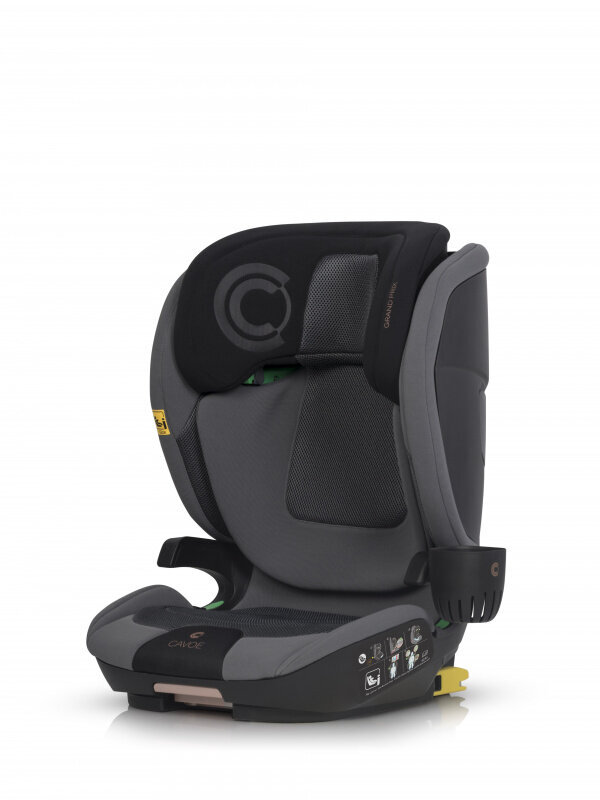 Cavoe Grand Prix Isofix -turvaistuin, 15-36 kg, Iron hinta ja tiedot | Turvaistuimet | hobbyhall.fi