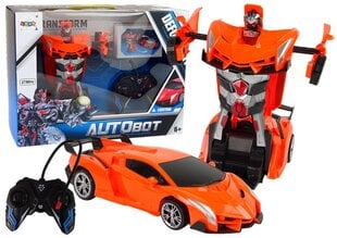 AutoBot kauko-ohjattava robotti/urheiluauto, oranssi hinta ja tiedot | Poikien lelut | hobbyhall.fi