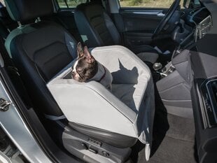 Kuljetuslaukku Doggy Trip Skaj, 46x46 cm, harmaa hinta ja tiedot | Kuljetushäkit ja kuljetuslaatikot | hobbyhall.fi