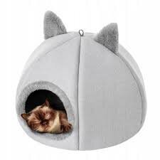 Peti Doggy Kitty Head, 40x40x28 cm, harmaa hinta ja tiedot | Pedit ja pesät | hobbyhall.fi