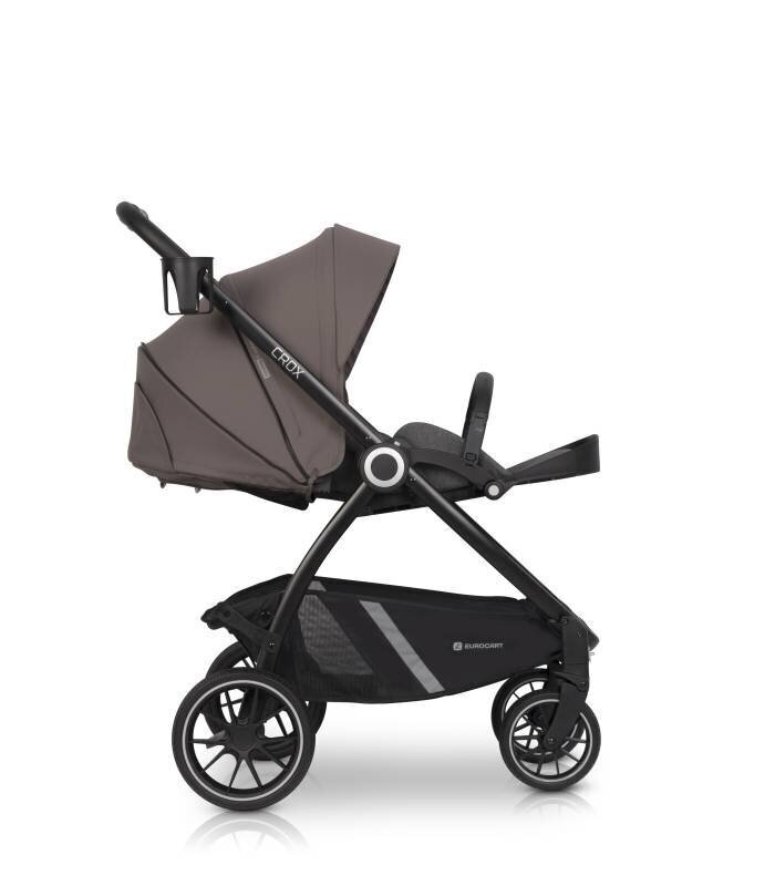 Euro-cart Crox 2023 Sport Stroller -rattaat, Taupe hinta ja tiedot | Vaunut ja rattaat | hobbyhall.fi