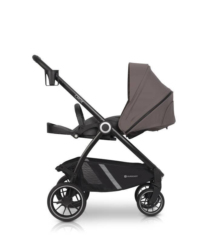 Euro-cart Crox 2023 Sport Stroller -rattaat, Taupe hinta ja tiedot | Vaunut ja rattaat | hobbyhall.fi