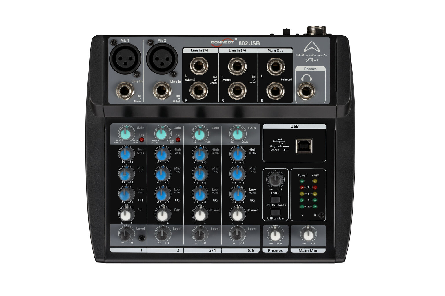 Wharfedale Connect 802USB hinta ja tiedot | DJ-laitteet | hobbyhall.fi