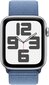 Apple Watch SE GPS 44mm Silver Aluminium Case with Winter Blue Sport Loop MREF3KS/A hinta ja tiedot | Älykellot | hobbyhall.fi