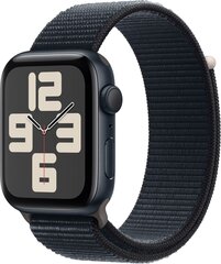 Apple Watch SE GPS 44mm Midnight Aluminium Case with Midnight Sport Loop MREA3KS/A hinta ja tiedot | Älykellot | hobbyhall.fi