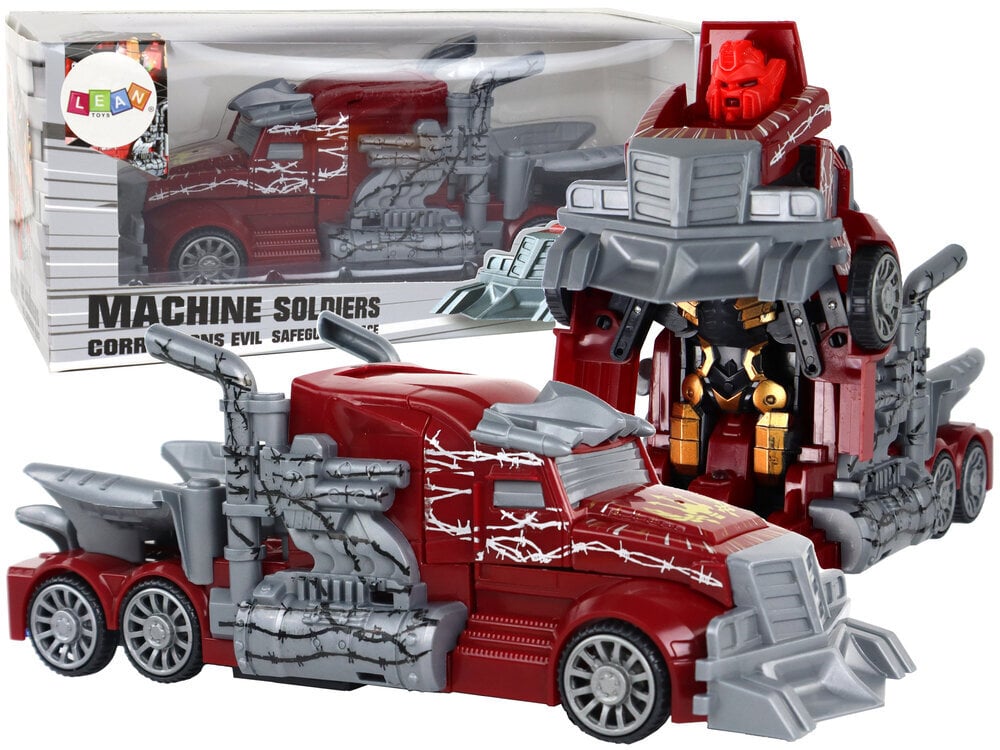 Transformer-auto, punainen hinta ja tiedot | Poikien lelut | hobbyhall.fi