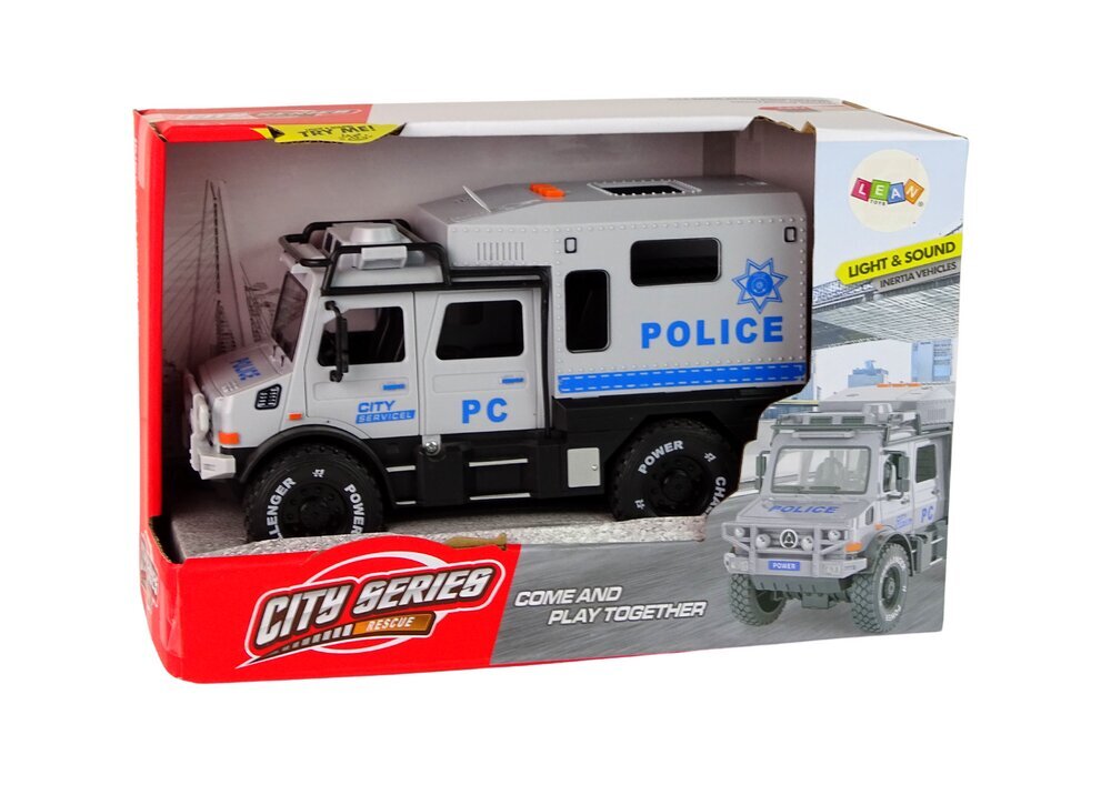 Poliisin maasturi ääni- ja valoefekteillä, harmaa hinta ja tiedot | Poikien lelut | hobbyhall.fi