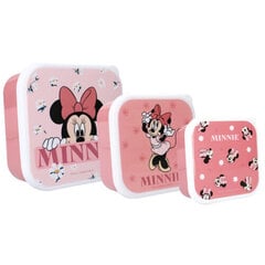 Minnie Mouse Bon Appetit Lasten lounaslaatikkosetti! 3 kpl hinta ja tiedot | Vadobag Ruokailuvälineet ja keittiötarvikkeet | hobbyhall.fi