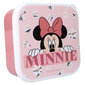 Minnie Mouse Bon Appetit Lasten lounaslaatikkosetti! 3 kpl hinta ja tiedot | Elintarvikkeiden säilytysastiat | hobbyhall.fi