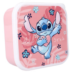 Kids Lunch Box Set Stitch Bon Appetit! 3 kpl hinta ja tiedot | Vadobag Ruokailuvälineet ja keittiötarvikkeet | hobbyhall.fi