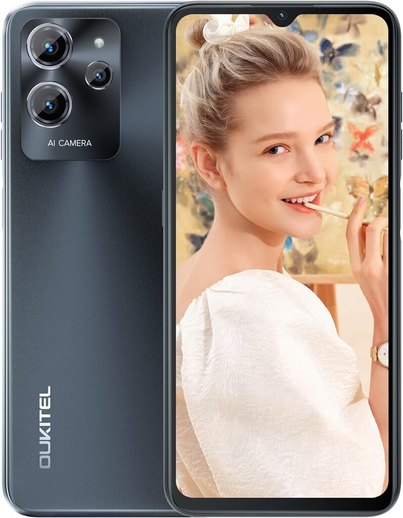 Oukitel C32 8/128GB Space Black hinta ja tiedot | Matkapuhelimet | hobbyhall.fi