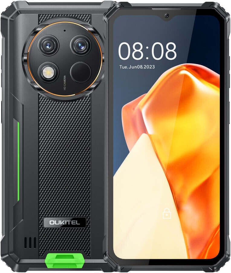 Oukitel WP28 8/256GB Green/Black hinta ja tiedot | Matkapuhelimet | hobbyhall.fi