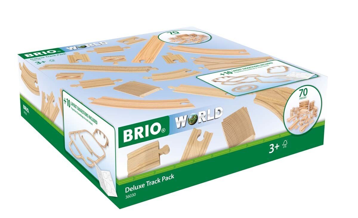 Brio Deluxe Track Pack 63603000 hinta ja tiedot | Poikien lelut | hobbyhall.fi