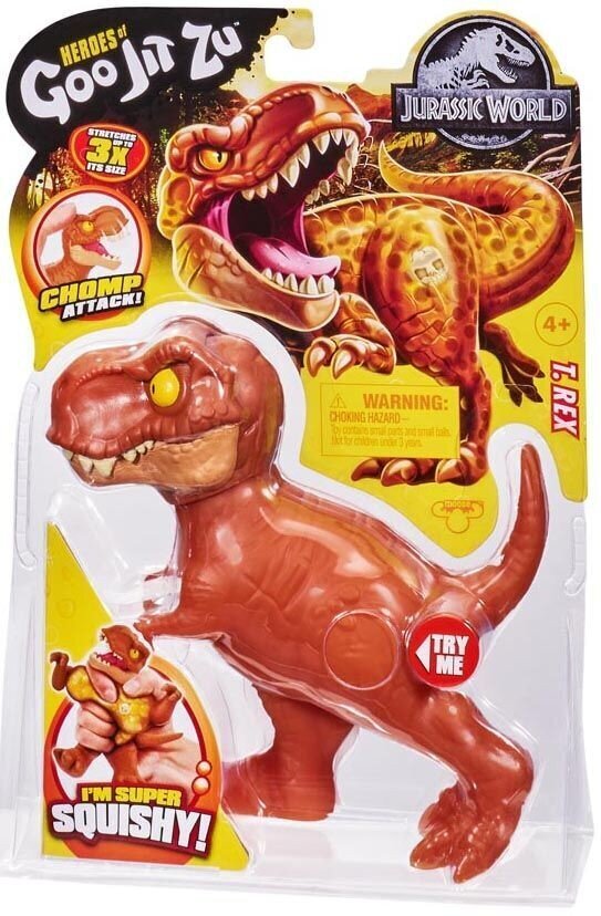 Goo Jit Zu Jurassic World Figurine T-Rex Soft Stretch 41304 hinta ja tiedot | Poikien lelut | hobbyhall.fi