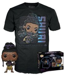 Funko Pop! T-paidat (aikuiselle): Marvel Black Panther - Shuri (hehkuu pimeässä) Bobble-Head Vinyl Figure T-paita (S) hinta ja tiedot | Pelien oheistuotteet | hobbyhall.fi