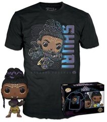 Funko Pop! T-paidat (aikuiselle): Marvel Black Panther - Shuri (hehkuu pimeässä) Bobble-Head Vinyl Figure T-paita (M) hinta ja tiedot | Pelien oheistuotteet | hobbyhall.fi