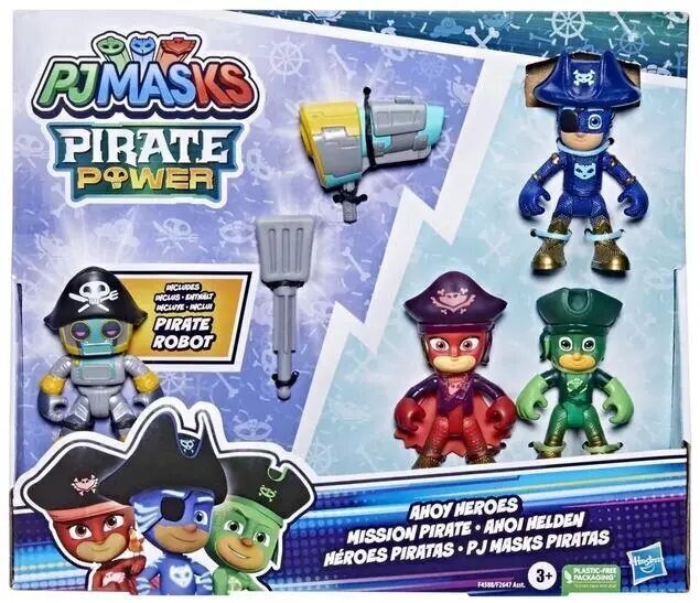 Hasbro PJ-masks: Sankari Vs konna - Ahoy Heroes Mission Pirate (F4588) hinta ja tiedot | Poikien lelut | hobbyhall.fi