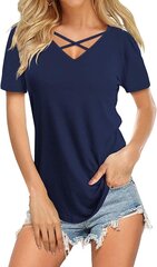 Naisten T-paita Yageshark, sininen hinta ja tiedot | Naisten T-paidat | hobbyhall.fi