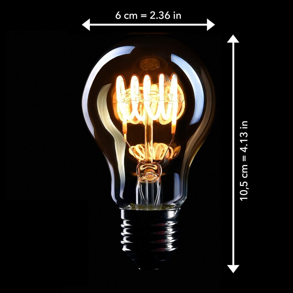 Edison polttimo Crown LED, 3kpl, 4W, 230V hinta ja tiedot | Lamput | hobbyhall.fi