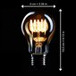 Edison polttimo Crown LED, 3kpl, 4W, 230V hinta ja tiedot | Lamput | hobbyhall.fi