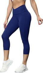Naisten leggingsit 3/4 ShinyStar, sininen hinta ja tiedot | ShinyStar Naisille | hobbyhall.fi