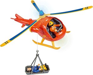 Simba 109251077 - Palomies Sam Helicopter Wallaby Tom -hahmolla, alkuperäinen ääni, sininen valo, valonheitto, mekaaninen vinssi, 3 vuodesta hinta ja tiedot | Poikien lelut | hobbyhall.fi