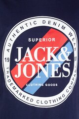 T-paita Jack & Jones 12248624NAVYBLAZER-S hinta ja tiedot | Miesten T-paidat | hobbyhall.fi