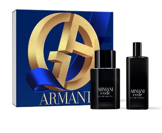 Giorgio Armani Code Pour Homme EDT 50 ml + 15 ml EDT setti hinta ja tiedot | Miesten hajuvedet | hobbyhall.fi