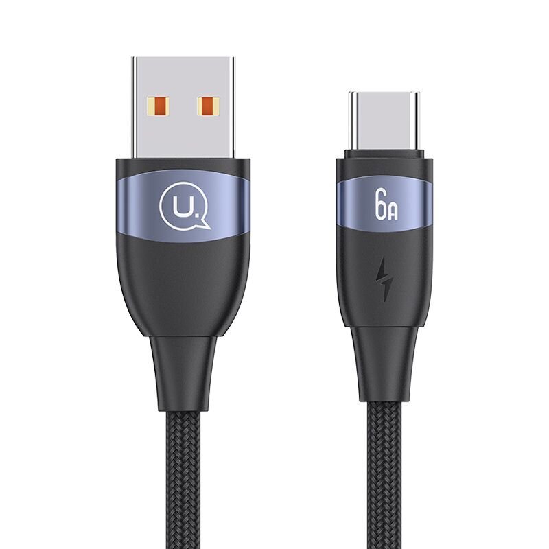 Usams U85 6A USB to type-C 2M hinta ja tiedot | Puhelinkaapelit | hobbyhall.fi