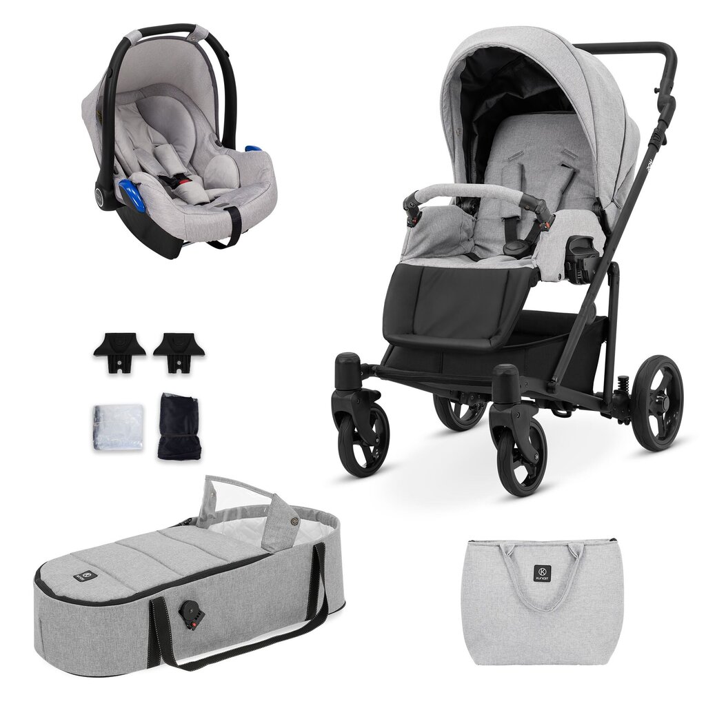 Lastenvaunut Lazzio Premium Kunert 3in1 White ECO hinta ja tiedot | Vaunut ja rattaat | hobbyhall.fi