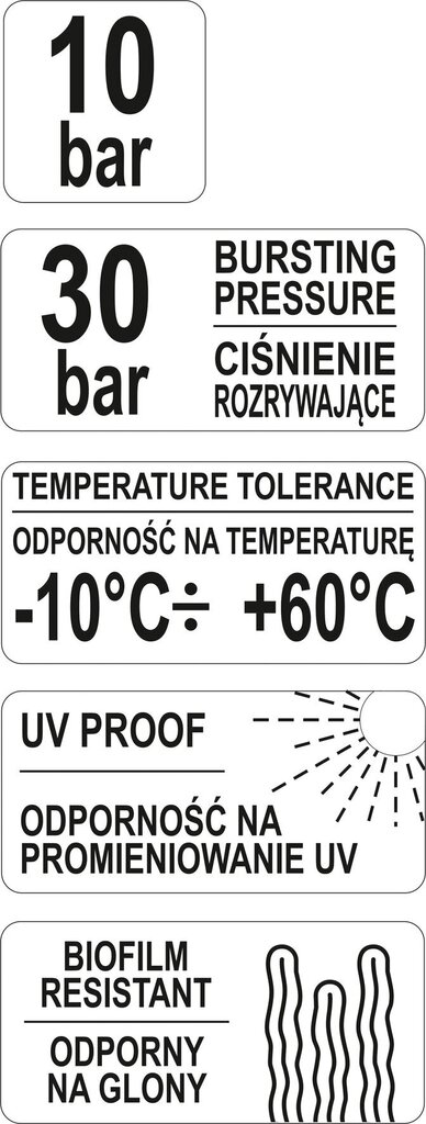 STRONG Line Flo 1/2" 20 metrin pituinen Kasteluletku, taittumaton (89292) hinta ja tiedot | Puutarhaletkut, kastelukannut ja muut kastelutarvikkeet | hobbyhall.fi